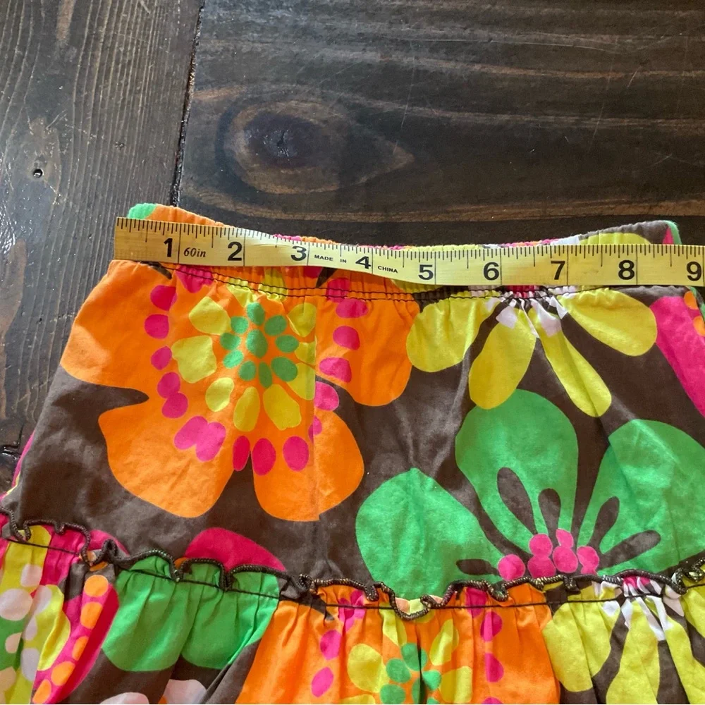 70’s Vibe Carter's Toddler Skorts- Pink, Orange, Green